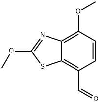 7-Benzothiazolecarboxaldehyde,2,4-dimethoxy-(9CI),220752-40-9,结构式