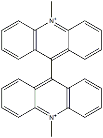 Lucigenin(bis-N-methylacridiniumnitrate) 结构式