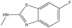 2-Benzothiazolamine,6-fluoro-N-methyl-(9CI) 结构式