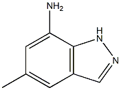 1H-Indazol-7-amine,5-methyl-(9CI) 化学構造式