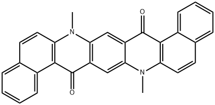 7,16-dihydro-7,16-dimethylbenzoabenzo5,6quino3,2-Iacridine-9,18-dione Structure