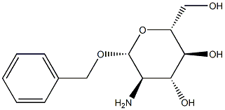 Benzyl 2-amino-2-deoxy-β-D-glucopyranoside Structure