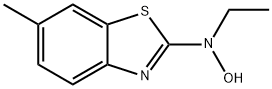 2-Benzothiazolamine,N-ethyl-N-hydroxy-6-methyl-(9CI) Struktur