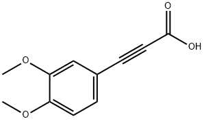 3-(3,4-DIMETHOXY-PHENYL)-PROPYNOIC ACID Struktur
