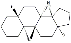 (14β)-5α-Androstane Struktur