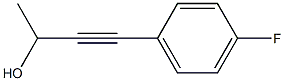 3-Butyn-2-ol,4-(4-fluorophenyl)-(9CI) Structure