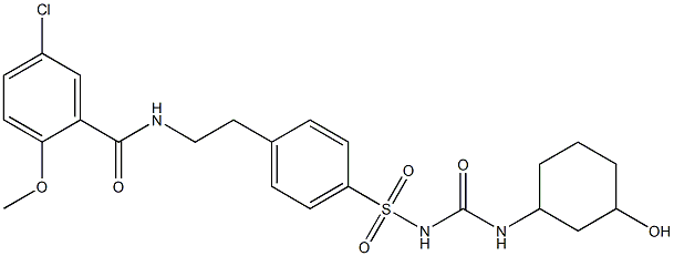 3-hydroxyglibenclamide Structure