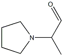 1-Pyrrolidineacetaldehyde,alpha-methyl-(9CI) Structure