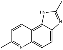 1H-Imidazo[4,5-f]quinoline,2,7-dimethyl-(8CI) Struktur
