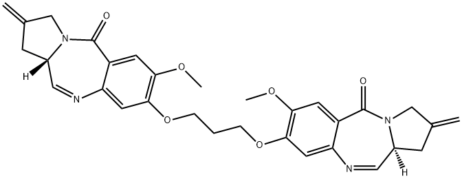 SJG-136 化学構造式