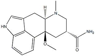10-Methoxy-6-methylergoline-8β-carboxamide Struktur