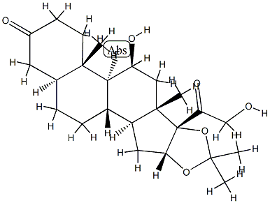 羟西奈德 结构式