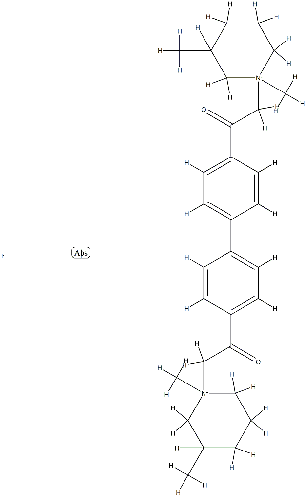 3-피페콜리늄,(4,4'-biphenylylenebis(2-oxoethylene))bis(1-methyl-,diiodide