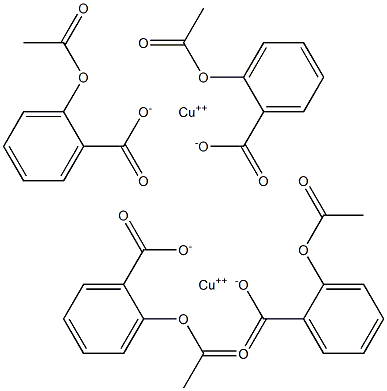 阿司匹林铜 结构式