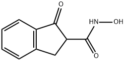 1H-Indene-2-carboxamide,2,3-dihydro-N-hydroxy-1-oxo-(9CI) Structure