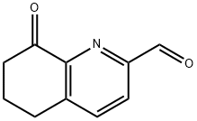 2-Quinolinecarboxaldehyde,5,6,7,8-tetrahydro-8-oxo-(9CI) 化学構造式