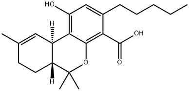 Δ1-Tetrahydrocannabinolic acid B 结构式