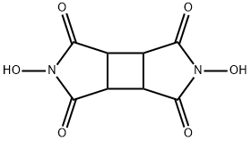 N,N'-Dihydroxy-1,2,3,4-cyclobutanetetracarboxdiiMide Structure