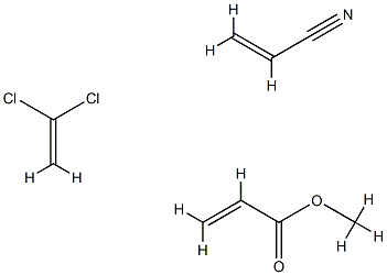 2-Propenoic acid, methyl ester, polymer with 1,1-dichloroethene and 2-propenenitrile|