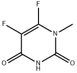 2,4(1H,3H)-Pyrimidinedione,5,6-difluoro-1-methyl-(9CI) 结构式
