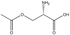 poly-O-acetylserine Struktur