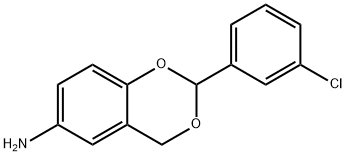 1,3-Benzodioxan-6-amine,2-(m-chlorophenyl)-(8CI)|