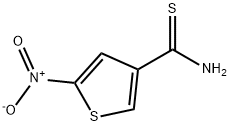 3-Thiophenecarbothioamide,5-nitro-(9CI) Struktur