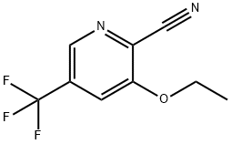 2-Pyridinecarbonitrile,3-ethoxy-5-(trifluoromethyl)-(9CI) Structure