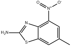 2-Benzothiazolamine,6-methyl-4-nitro-(9CI) Structure