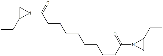 1,1'-isosebacoylbis(2-ethylaziridine) Struktur