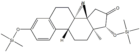 3,17β-Bis(trimethylsiloxy)-1,3,5(10)-estratrien-16-one 结构式