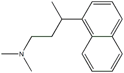 N,N,γ-Trimethyl-1-naphthalene-1-propanamine Struktur