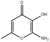 4H-Pyran-4-one,2-amino-3-hydroxy-6-methyl-(8CI,9CI) Structure