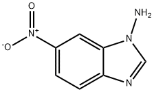 1H-Benzimidazol-1-amine,6-nitro-(9CI) 化学構造式