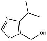 5-Thiazolemethanol,4-(1-methylethyl)-(9CI) Struktur