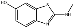 6-Benzothiazolol,2-(methylamino)-(8CI) Structure