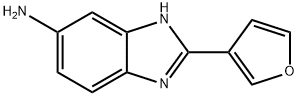 1H-Benzimidazol-5-amine,2-(3-furanyl)-(9CI) 结构式
