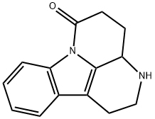 1,2,3,3a,4,5-Hexahydrocanthin-6-one Struktur