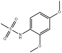 N-(2,4-dimethoxyphenyl)methanesulfonamide 结构式