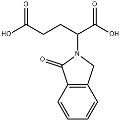 2-Phthalimidino-glutaric acid Struktur