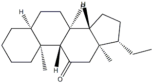 5β-Pregnan-11-one,26729-46-4,结构式