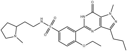 Despropoxy Ethoxy Udenafil 结构式