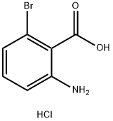 2-amino-6-bromobenzoic acid HCl Structure