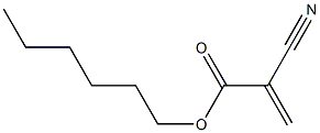 poly(hexyl-2-cyanoacrylate) Structure