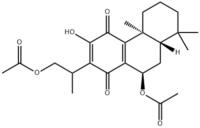 16-Acetoxy-7-O-acetylhormine Struktur