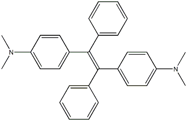 4,4'-(1,2-二苯基乙烯-1,2-二基)双(N,N-二甲基苯胺) 结构式