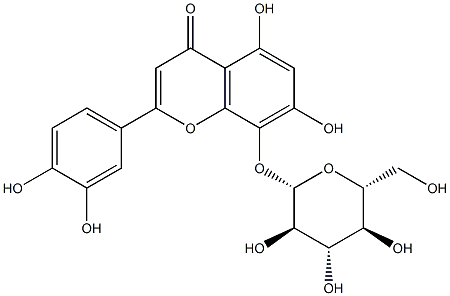 hypolaetin-8-glucoside Structure