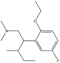 2-Ethoxy-5-fluoro-N,N-dimethyl-β-(1-methylpropyl)benzeneethanamine Structure
