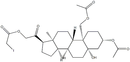 27953-46-4 (14β,17α)-3β,19-Diacetoxy-5,14-dihydroxy-21-(iodoacetoxy)-5β-pregnan-20-one