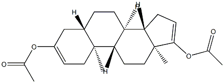 5α-Androsta-2,16-diene-3,17-diol diacetate Structure